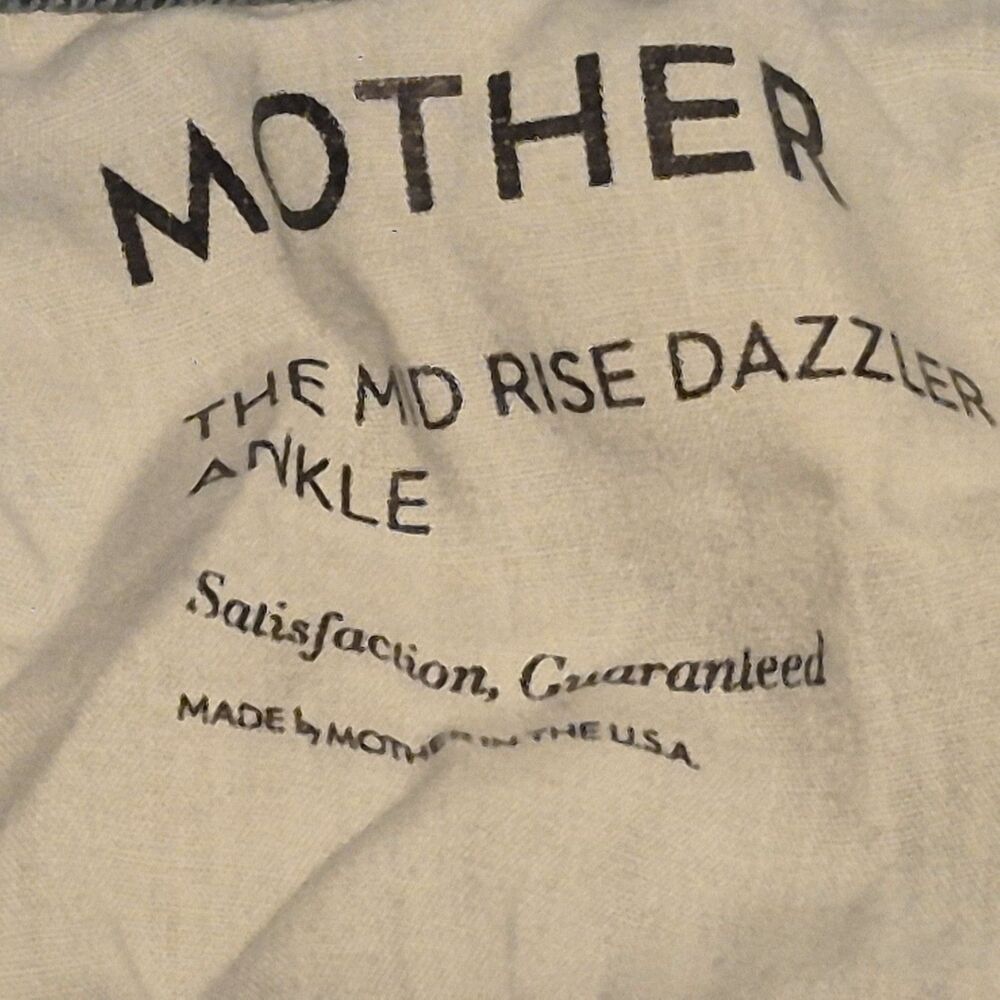 Mother Jeans Women Size 28 Mid Rise Dazzler Ankle Satisfaction Guarateed (27x27) - Picture 5 of 7